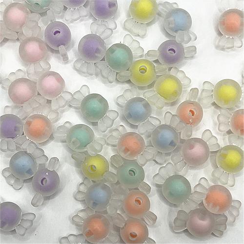 collier en perle acrylique , bonbon, moulage par injection, DIY & givré, plus de couleurs à choisir Environ Vendu par sac