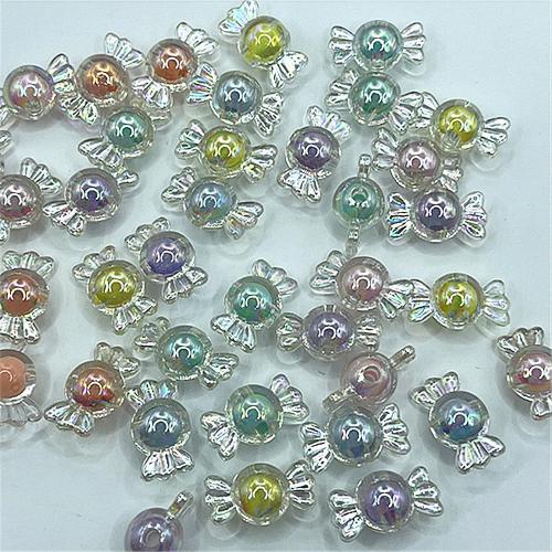 collier en perle acrylique , bonbon, DIY, plus de couleurs à choisir Environ Vendu par sac