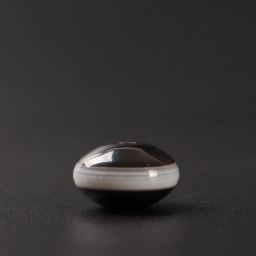 Perles agate dzi tibétaine naturelle, agate Tibétaine, DIY Environ 1mm, Vendu par PC
