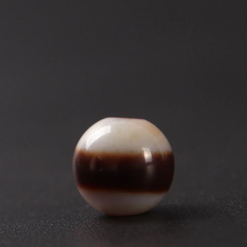 Perles agate dzi tibétaine naturelle, agate Tibétaine, DIY, 9mm Environ 2mm, Vendu par PC