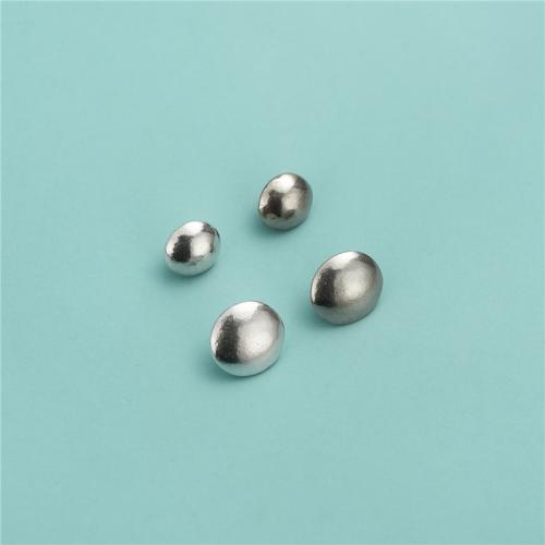 925 Sterling Silver Shank Button, Button Shape, DIY Approx 1.3mm 