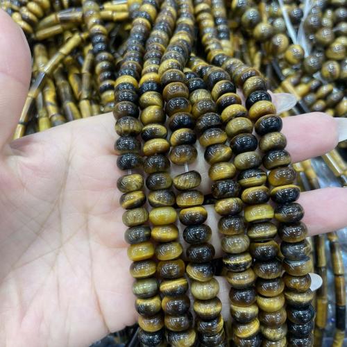 Tiger Eye Beads, Flat Round, DIY, mixed colors, 6mm Approx 38 cm 