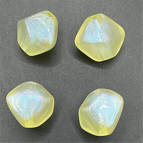 Perles Miracle acryliques, Acrylique, Irrégulière, DIY, plus de couleurs à choisir Environ 3mm, Environ Vendu par sac