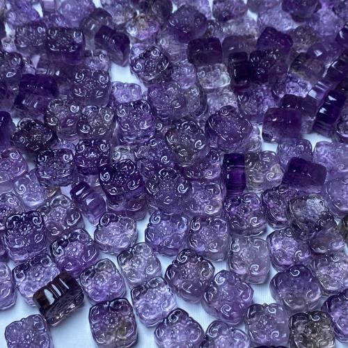 Natural Ametrine Beads, DIY, purple, 13.9mm 