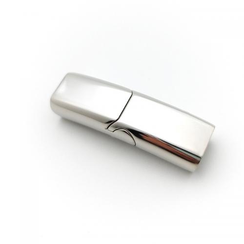 Rectangle Stainless Steel Magnetic Clasp, 316 Stainless Steel, polished, DIY 