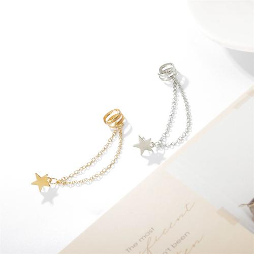 Zinc Alloy Clip Earring, plated, fashion jewelry & for woman 