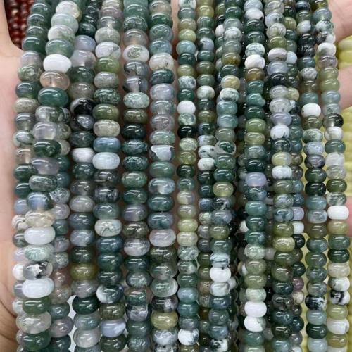Natural Indian Agate Beads, Abacus, polished, DIY mixed colors Approx 38 cm 
