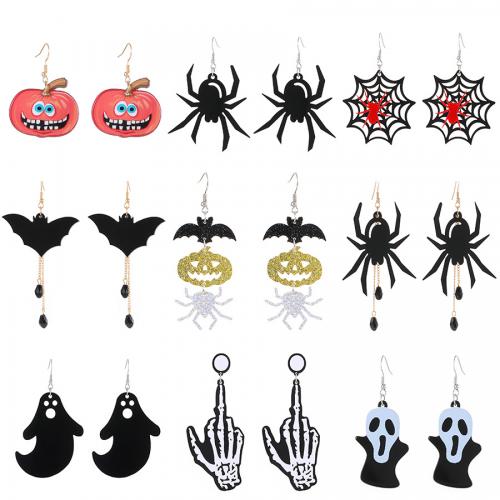 New Hot Halloween Jewelry and Decor, Acrylic, with enamel, Halloween Design & fashion jewelry & for woman 