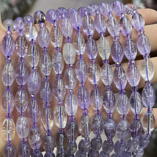 Natürliche Amethyst Perlen, Eimer, DIY, violett, 8x13mm, Länge:ca. 38 cm, verkauft von Strang