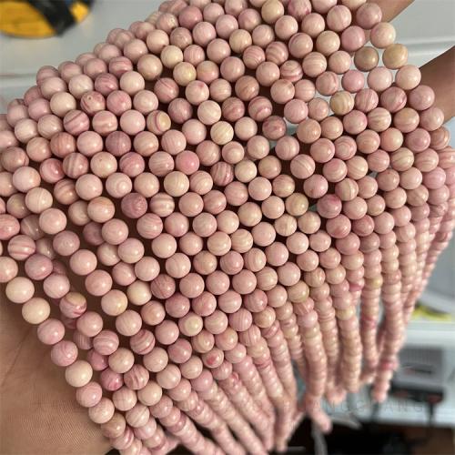 Perles de coquillage rose naturel, Reine Conch Shell, Rond, DIY, rose, 6mm, Environ Vendu par brin