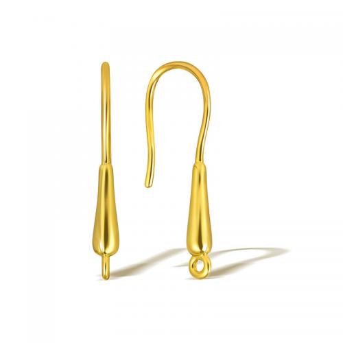 Brass Hook Earwire, plated, DIY [