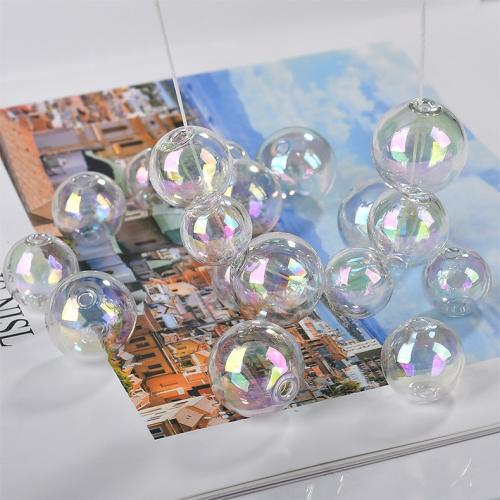 Translucent Glass Beads, Round, DIY clear 