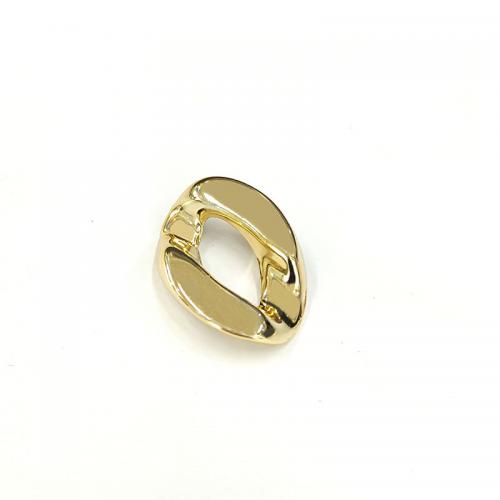 Acrylic Linking Ring, gold color plated, DIY Approx 