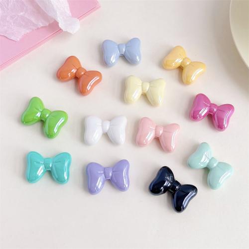 Candy Style Acrylic Beads, Bowknot, UV plating, DIY Approx 