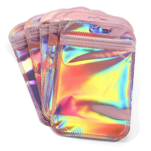 ジップロックバッグ, プラスチック, レーザー & 異なるサイズの選択, 無色, 50パソコン/バッグ, 売り手 バッグ[