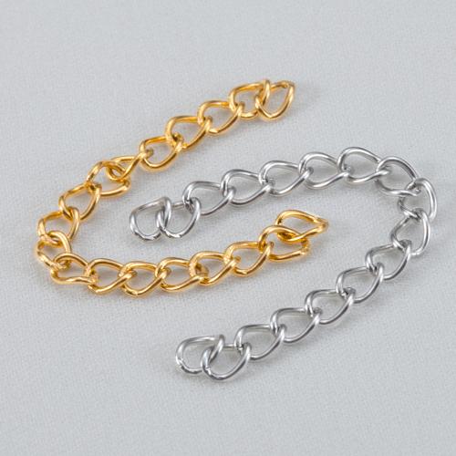 Stainless Steel Extender Chain, 304 Stainless Steel, DIY Approx 5 cm 