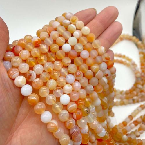 Natürliche Botswana Achat Perlen, rund, DIY & verschiedene Größen vorhanden & verschiedene Stile für Wahl, keine, verkauft von Strang[