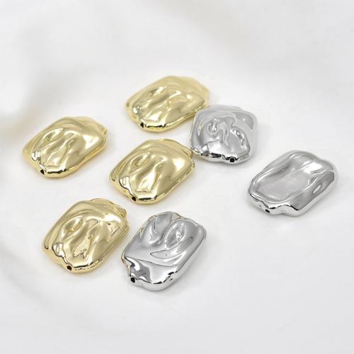 Harz Perlen Schmuck, Unregelmäßige, plattiert, DIY, keine, 25x18mm, Bohrung:ca. 1mm, verkauft von PC