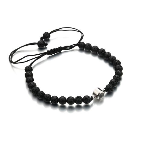 Gemstone Bracelets, 304 Stainless Steel, with Natural Stone, fashion jewelry & Unisex Approx 15-21 cm 
