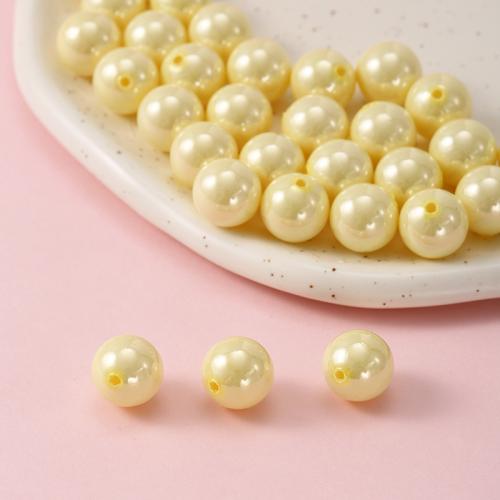 Solid Color Resin Beads, Round, DIY, 10mm [