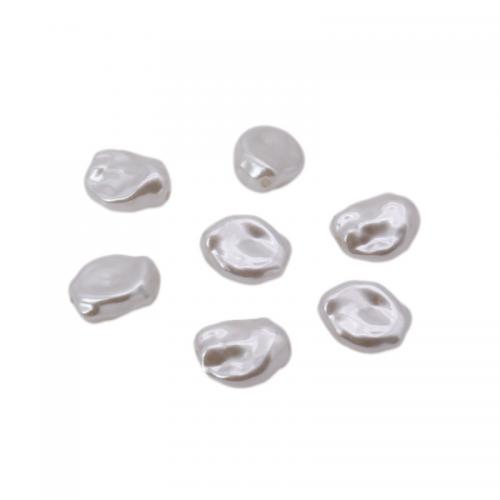 Plastique ABS perles Perles, peinture, DIY & normes différentes pour le choix, blanc, Environ Vendu par sac[
