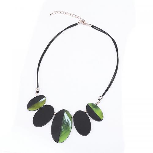 Resin Necklace, fashion jewelry & for woman Approx 48 cm 