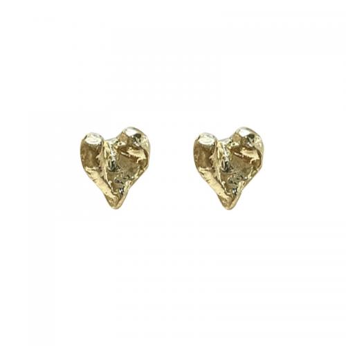 Zinc Alloy Stud Earring, Heart, plated, for woman 