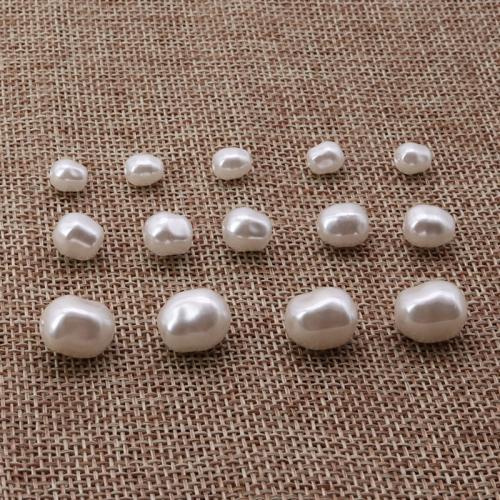 ABS Plastic Pearl Beads, Column, painted, DIY white [