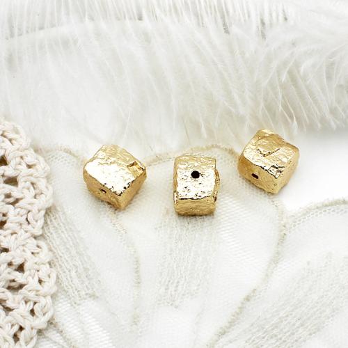 Brass Jewelry Beads, 18K gold plated, DIY 