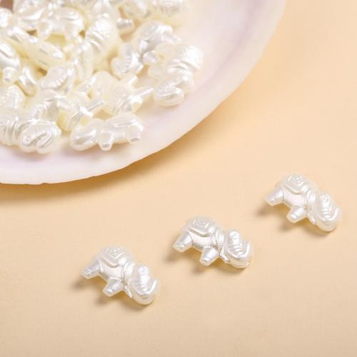 ABS Plastic Pearl Beads, Elephant, DIY Approx [