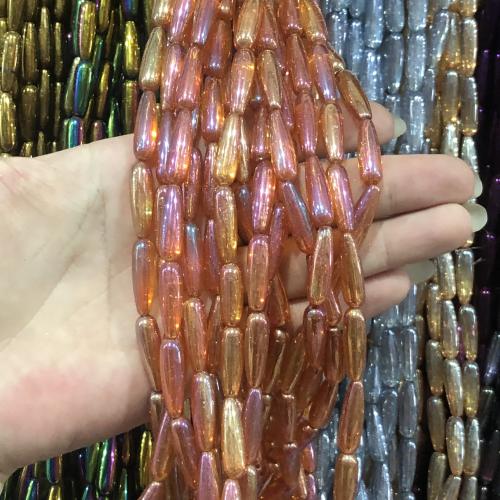 Perles en cristal mixte, larme, DIY, plus de couleurs à choisir Environ 38 cm, Vendu par brin