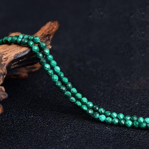 Natürliche Malachit Perlen, poliert, DIY & verschiedene Größen vorhanden & facettierte, Grade A, Länge:ca. 38 cm, verkauft von Strang
