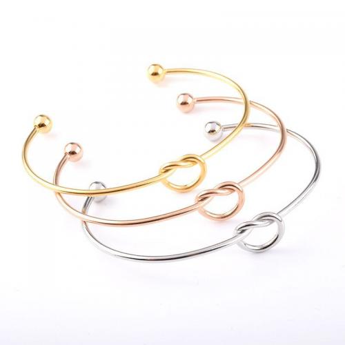 Stainless Steel Cuff Bangle, 304 Stainless Steel, fashion jewelry & for woman Diameter 65mm 
