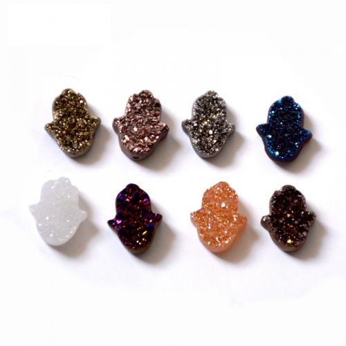 Agate Pendants de Quartz , agate quartz de glace, envoyé au hasard & bijoux de mode & DIY & mélangé, couleurs mélangées Vendu par PC