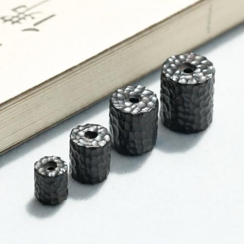 Perles en bois d'origine, black Sandalwood, pilier, gravé, DIY & normes différentes pour le choix, noire, Vendu par PC