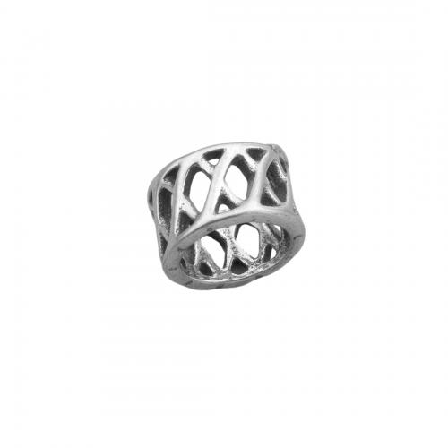 Stainless Steel Large Hole Beads, 304 Stainless Steel, polished, DIY & hollow Approx 9mm [