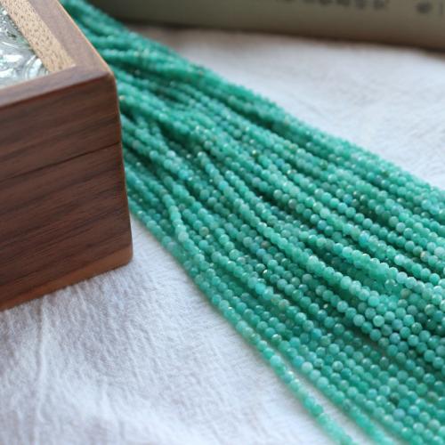 Amazonit Perlen, DIY & verschiedene Größen vorhanden & facettierte, grün, Länge:ca. 39 cm, verkauft von Strang