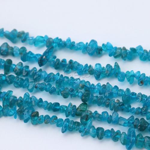 Apatite Beads, Apatites, Nuggets, polished, DIY, blue, Length about 3-5mm Approx 39 cm, Approx 