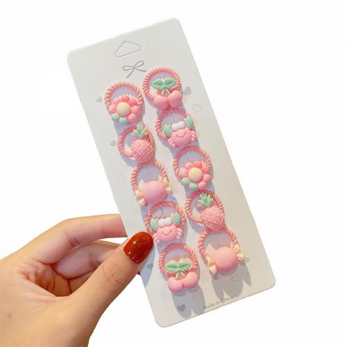 Kunststoff Haarschmuck elastisch, handgemacht, Mädchen & verschiedene Stile für Wahl, 20mm, verkauft von setzen[