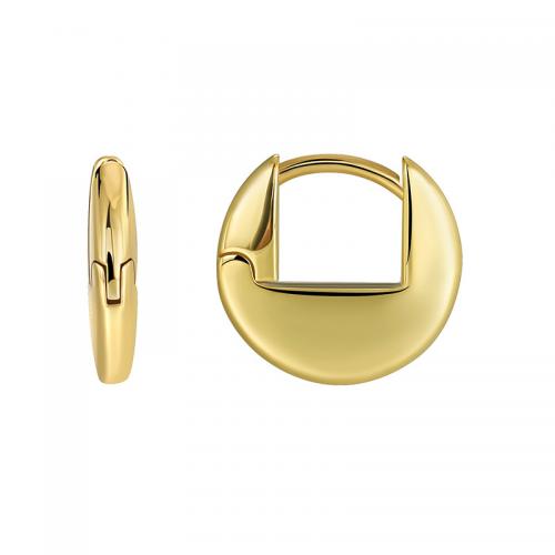 Edelstahl Baumeln Ohrring, Messing, vergoldet, Modeschmuck & für Frau, 16x15mm, verkauft von Paar
