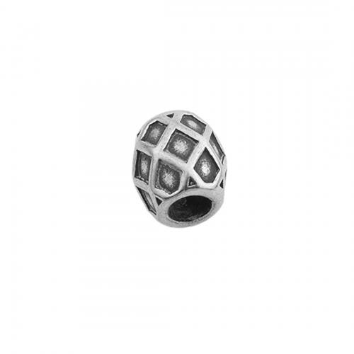 Stainless Steel Large Hole Beads, 304 Stainless Steel, Drum, polished, DIY Approx 9.5mm [