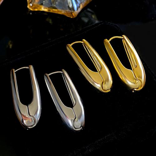 Boucle d'oreille dormeuses alliage zinc, alliage de zinc, Placage, bijoux de mode & pour femme, plus de couleurs à choisir Vendu par paire