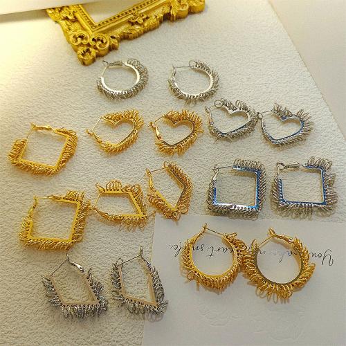 Zinc Alloy Leverback Earring, plated & fashion jewelry & for woman 30mm 