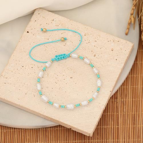 Bracelets Bijoux en verre, Seedbead, avec perle de plastique, Réglable & bijoux de mode & pour femme, plus de couleurs à choisir Environ 25 cm, Vendu par PC