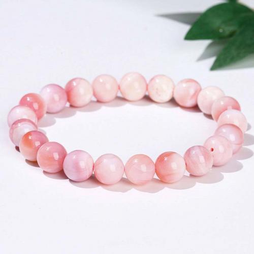 Agate Bracelets, Round, fashion jewelry & for woman Approx 18 cm 