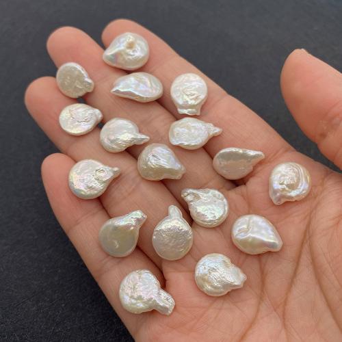 Drop Cultured Freshwater Pearl Beads, Teardrop, DIY & no hole, white 10-13mm 13-16mm 