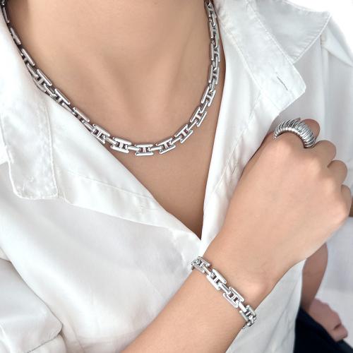 Fashion Stainless Steel Jewelry Sets, 304 Stainless Steel, plated & for woman 