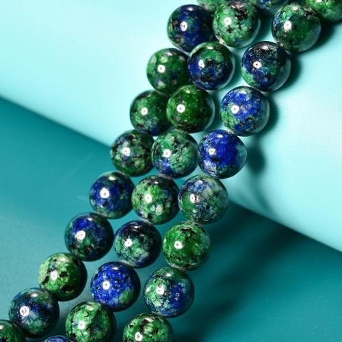 Jaspis Stein Perlen, Lapislazuli Phönix, rund, DIY & verschiedene Größen vorhanden, gemischte Farben, verkauft von Strang