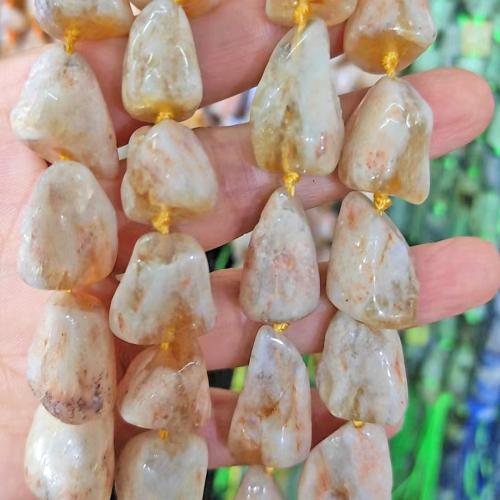 Natural Citrine Beads, Nuggets, polished, DIY yellow, Approx 