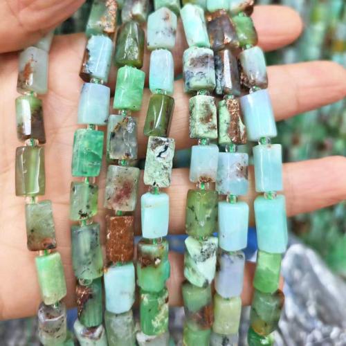 Australia Chrysoprase Bead, Australia Jade, Column, polished, DIY & faceted, mixed colors Approx 